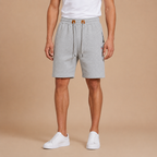 Heren short met trekkoord in een relaxte casual pasvorm Jelle Jora Mode