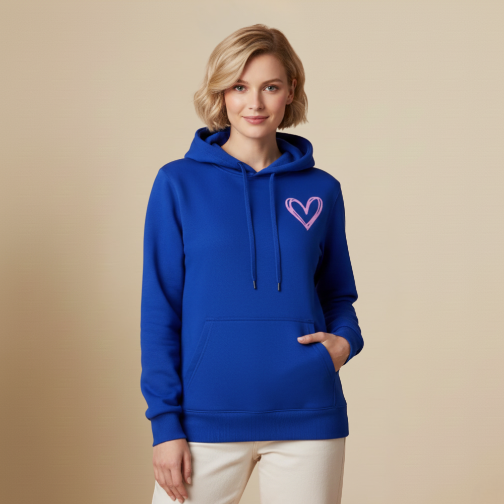 Casual hoodiejack met print voor dames Jelle Jora Mode