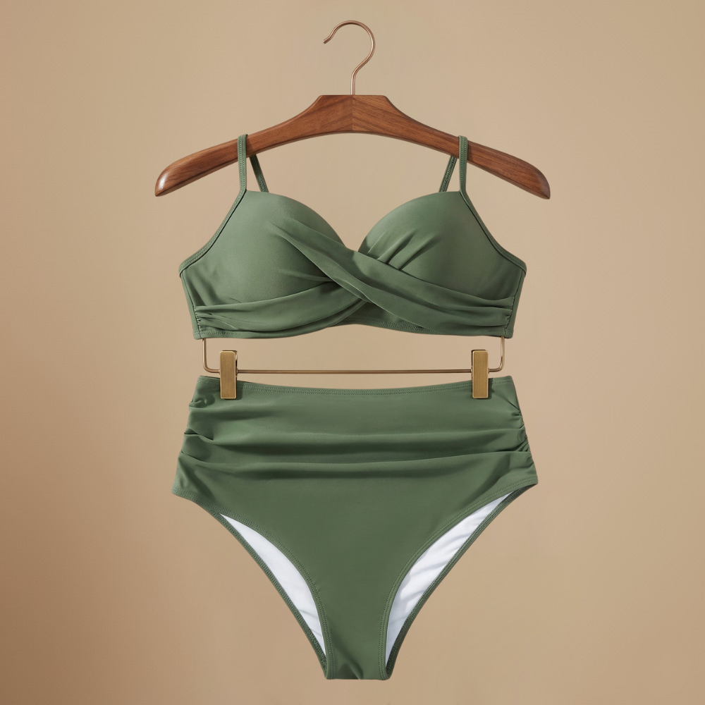 Damskie bikini dwuczęściowe o dopasowanym fasonie