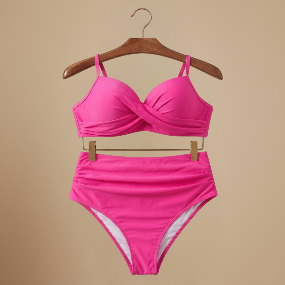 Damskie bikini dwuczęściowe o dopasowanym fasonie