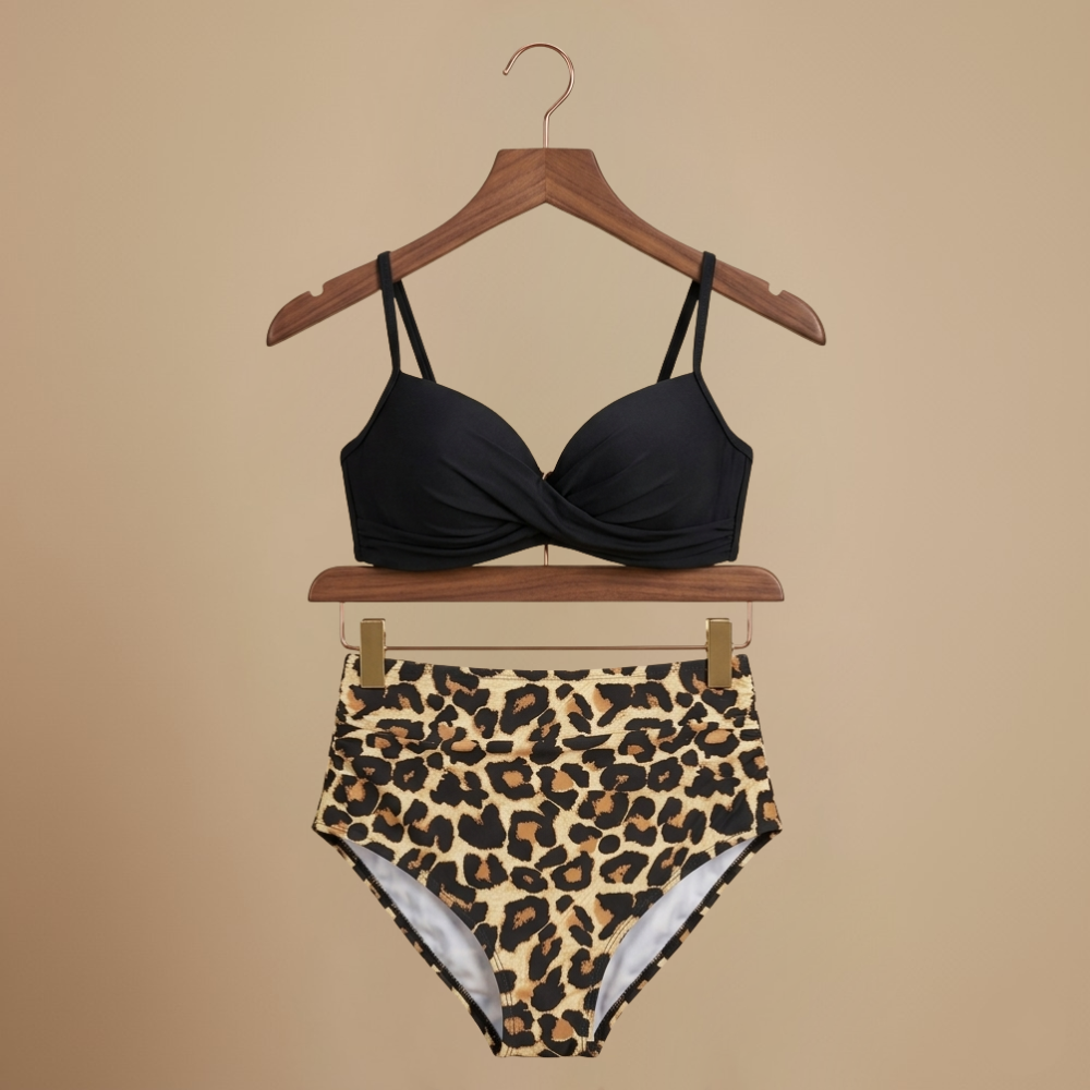 Damskie bikini dwuczęściowe o dopasowanym fasonie