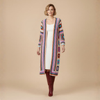 Bohemian lange sjaalvest voor dames Jelle Jora Mode