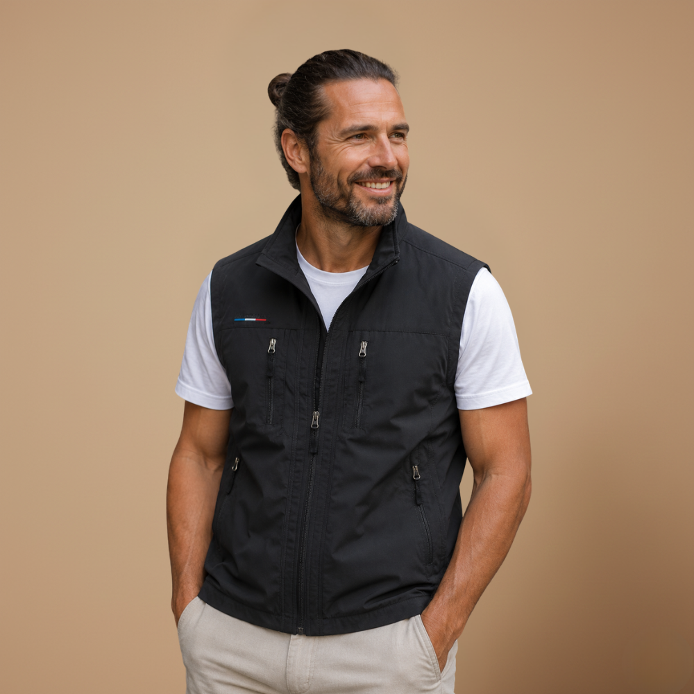 Heren outdoor werkvest met meerdere zakken Jelle Jora Mode