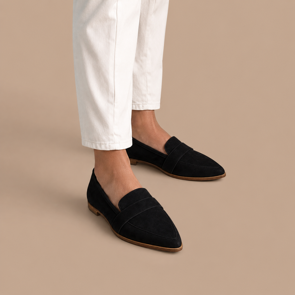 Dames casual loafers met spitse neus Jelle Jora Mode