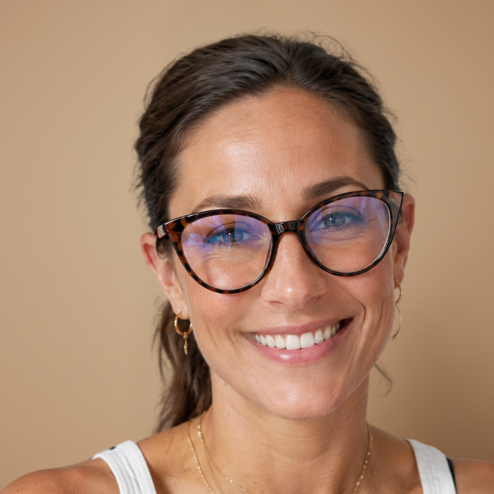 Dames Cat-Eye-bril met blauwlichtfilter Jelle Jora Mode