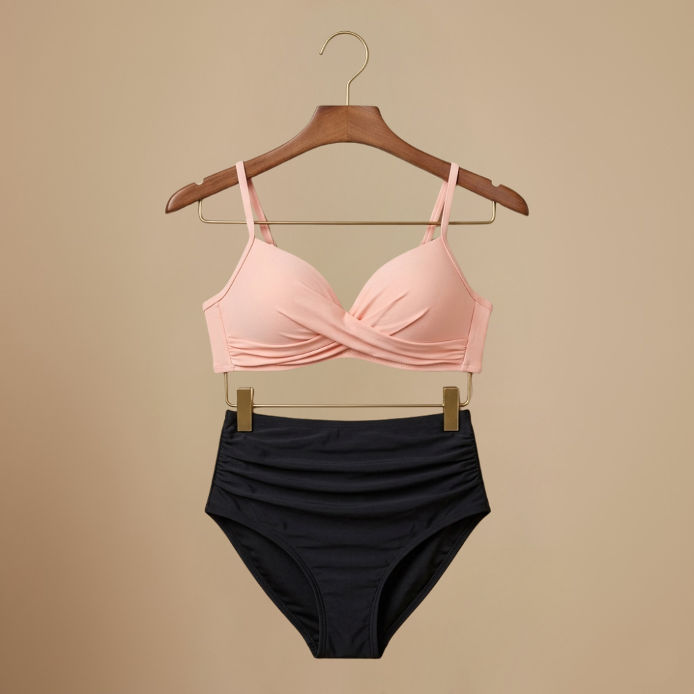 Damskie bikini dwuczęściowe o dopasowanym fasonie