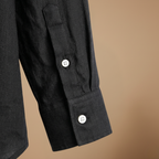 Damska bluzka casualowa slim fit z długim rękawem i zapięciem na guziki