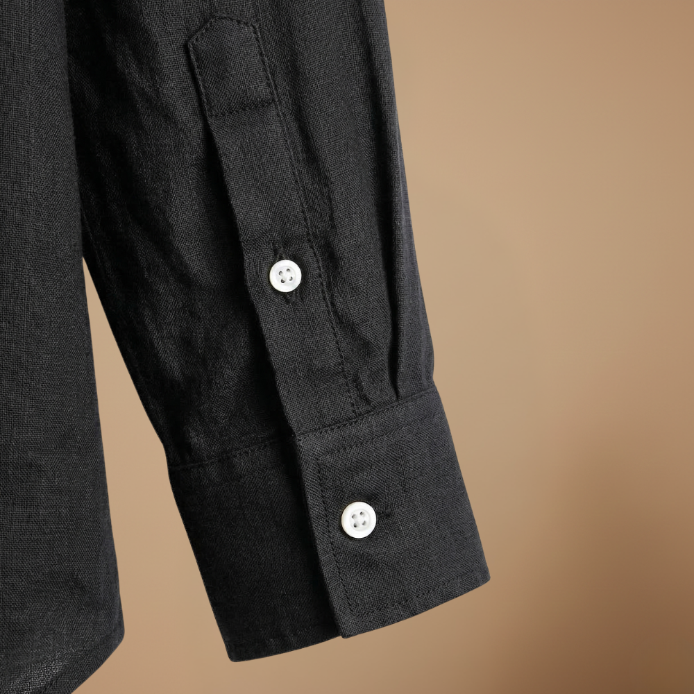 Damska bluzka casualowa slim fit z długim rękawem i zapięciem na guziki
