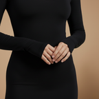 Damska sukienka bodycon z długim rękawem