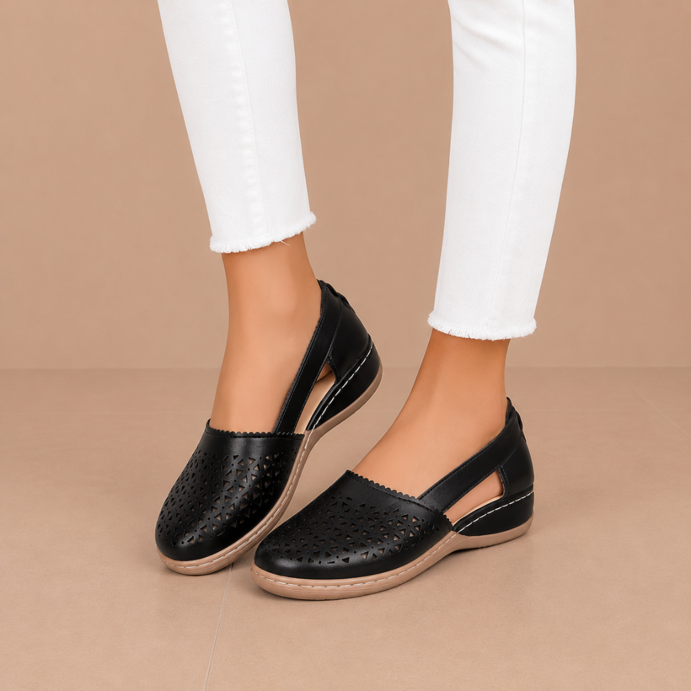 Dames holling-out sleehak sandalen Jelle Jora Mode