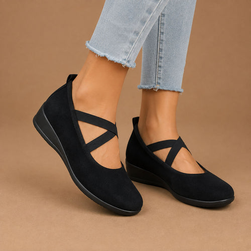 Damskie Retro Casual Loafersy