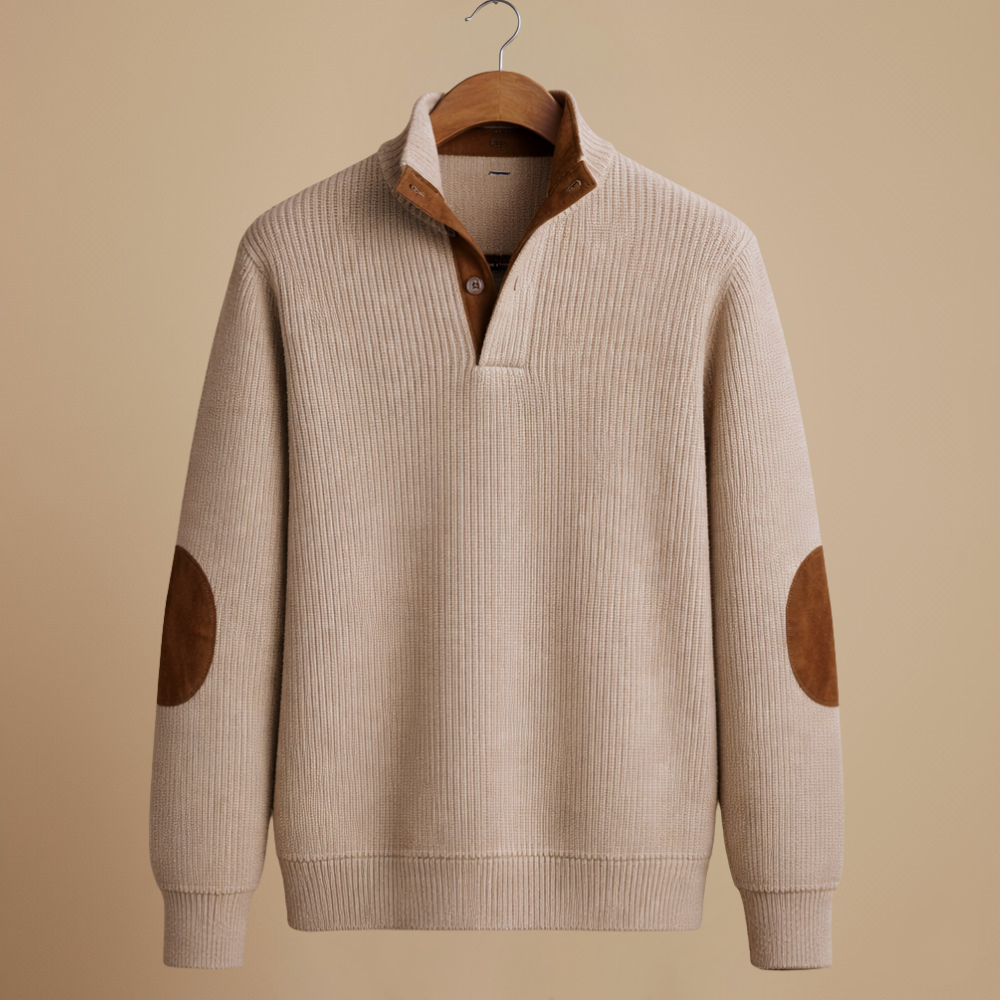 Vintage sztruksowa bluza pulower