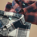 Męska koszula flanelowa w kratę, bawełniana, w stylu retro, codzienna