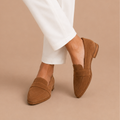 Dames casual loafers met spitse neus Jelle Jora Mode