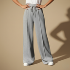 Loszittende casual broek met wijde pijpen voor dames Jelle Jora Mode