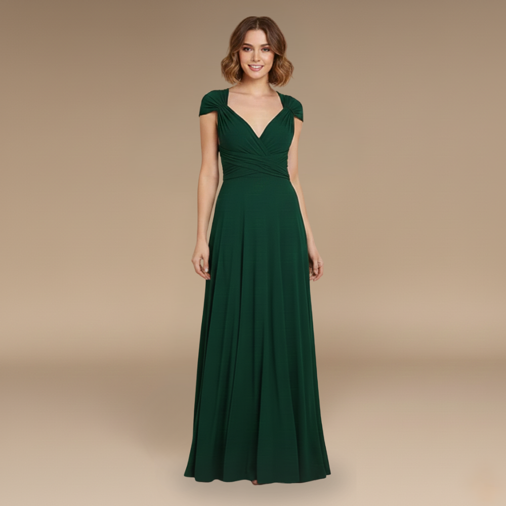 Multi-way maxi-jurk met bandjes voor dames Jelle Jora Mode