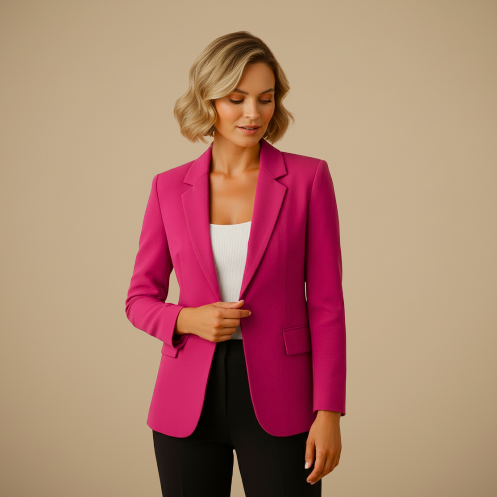Damesblazer met revers en knopen Jelle Jora Mode