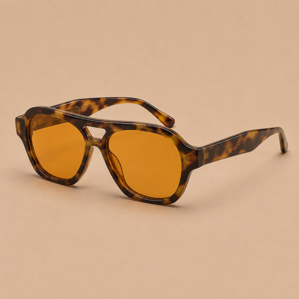 Damskie okulary przeciwsłoneczne pilotki retro