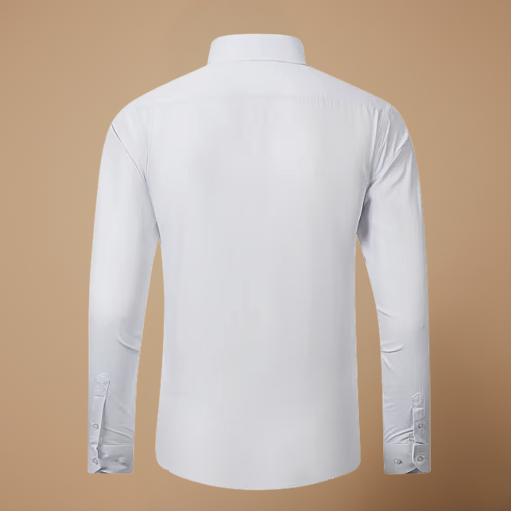Męska koszula slim fit z długim rękawem i guzikami