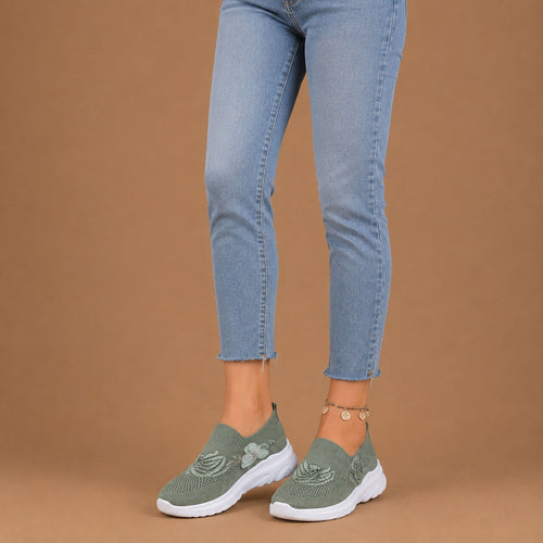 Damskie Dzianinowe Buty Do Chodzenia