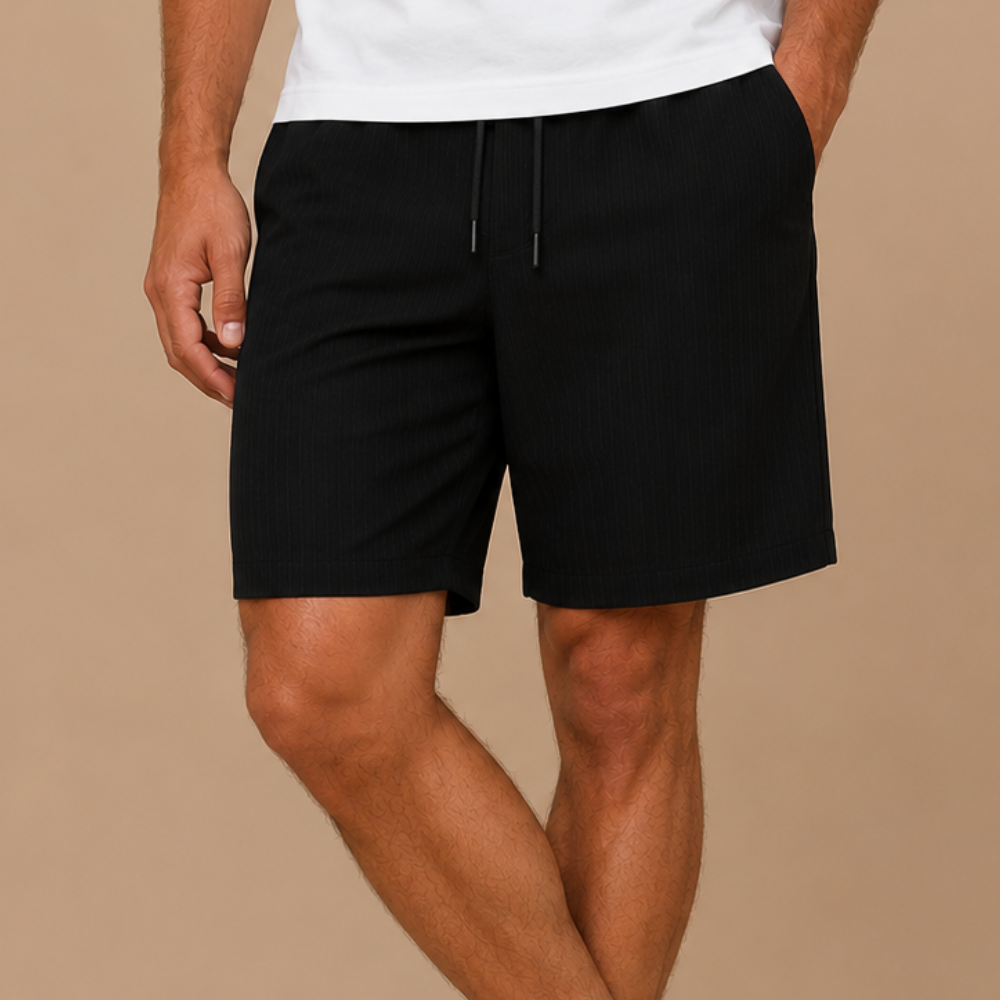 Heren strandboardshorts met trekkoord en zakken Jelle Jora Mode
