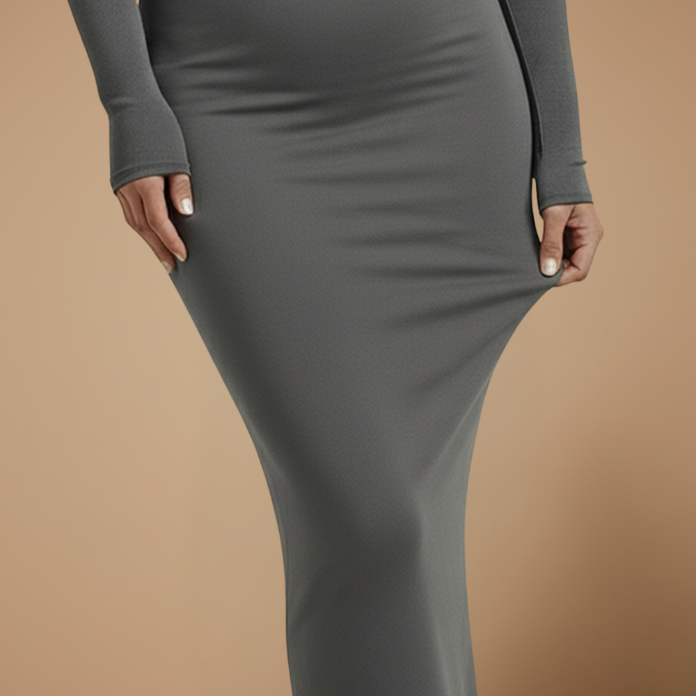 Damska sukienka bodycon z długim rękawem