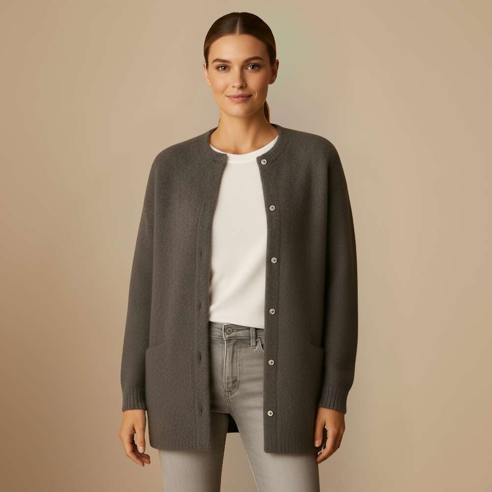 Dames losvallende wol cardigans Jelle Jora Mode
