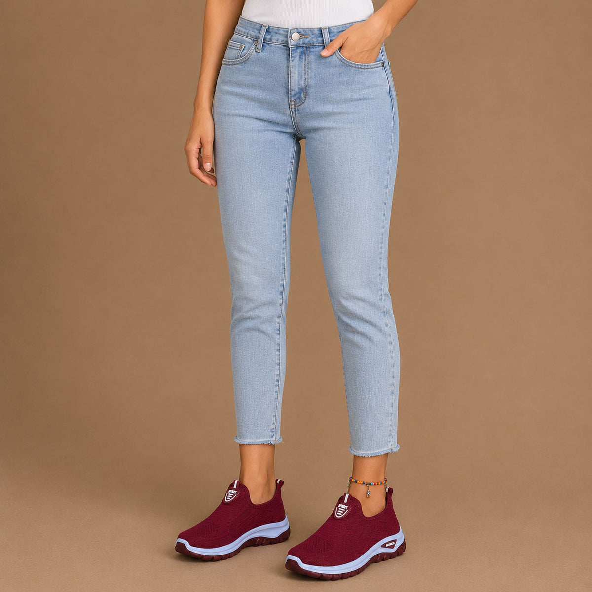 Damskie Oddychające Buty Wsuwane
