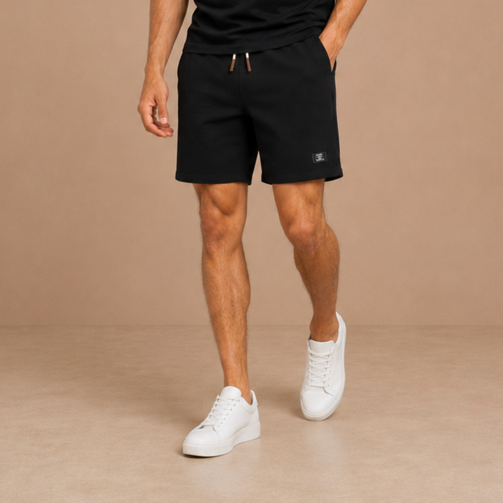 Heren casual sportshort met trekkoord Jelle Jora Mode