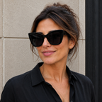 Damskie okulary przeciwsłoneczne oversize kocie oczy