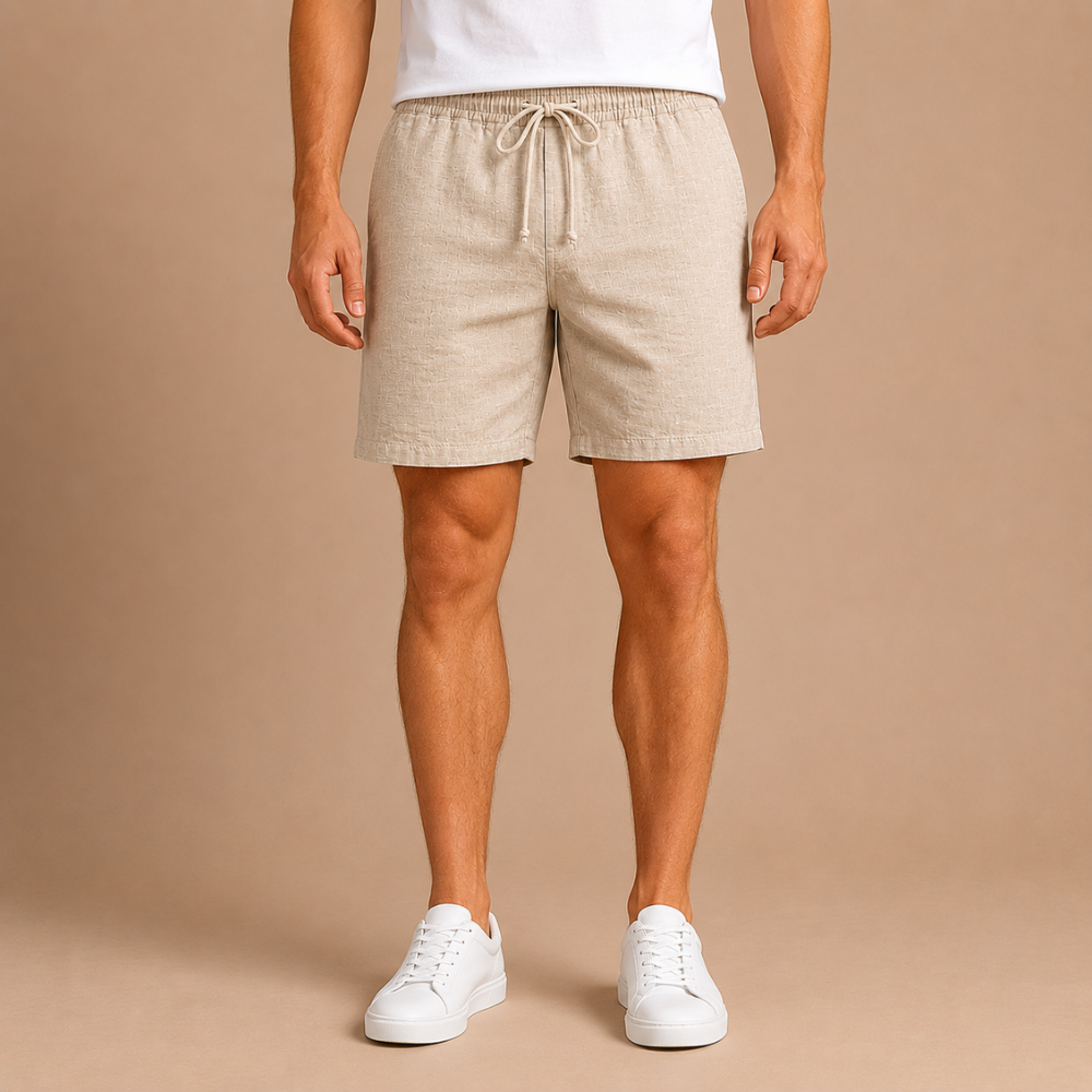Heren strandshort met trekkoord voor casual gebruik Jelle Jora Mode