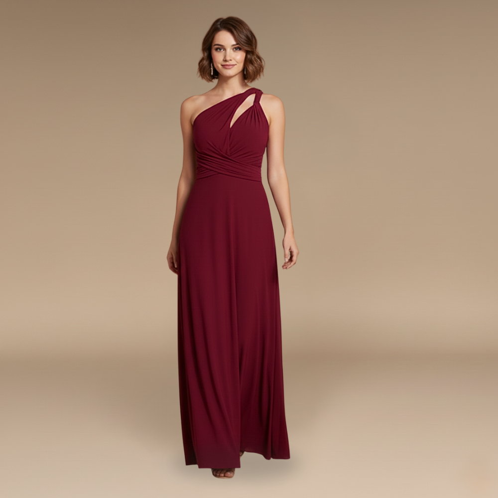 Multi-way maxi-jurk met bandjes voor dames Jelle Jora Mode