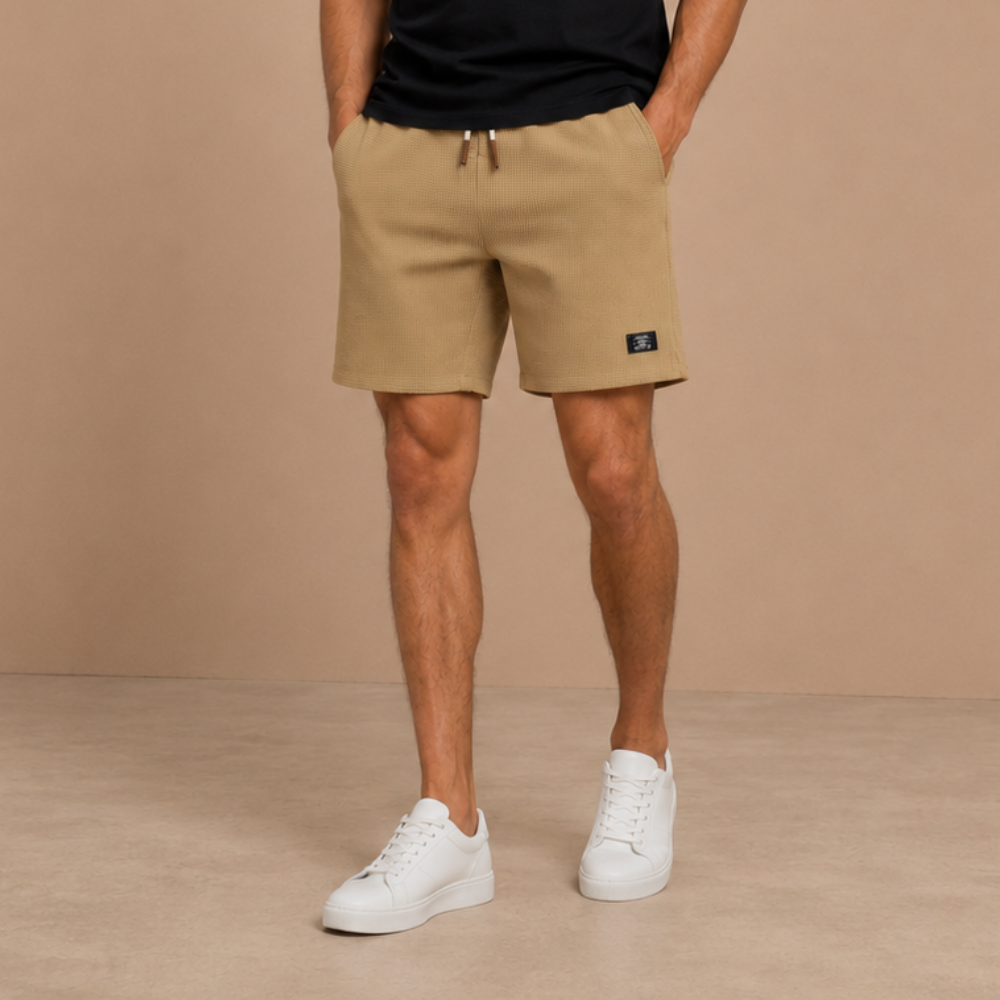 Heren casual sportshort met trekkoord Jelle Jora Mode