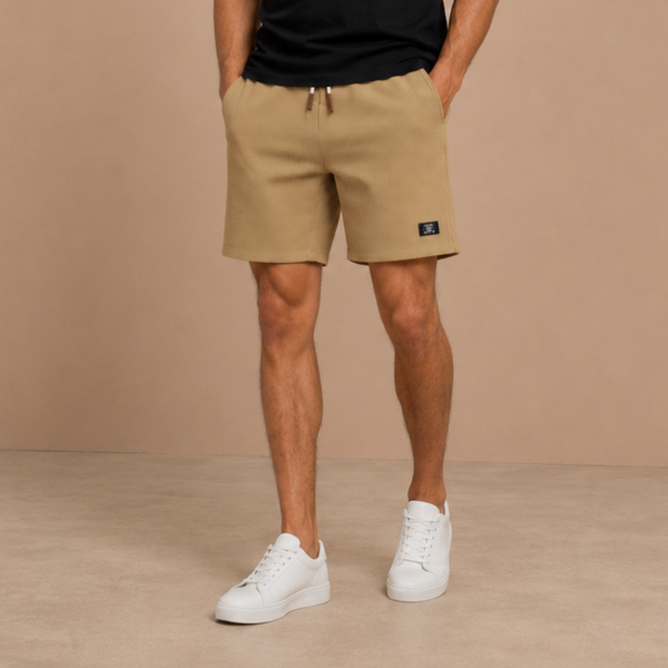 Heren casual sportshort met trekkoord Jelle Jora Mode