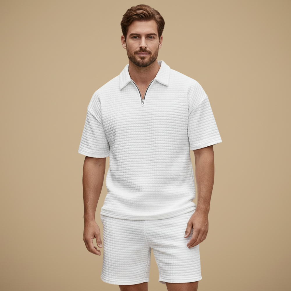 Casual set met korte mouwen voor heren Jelle Jora Mode