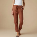 Broek met Trekkoord Hoge Taille voor dames Jelle Jora Mode