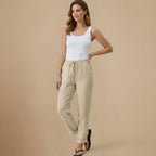 Broek met Trekkoord Hoge Taille voor dames Jelle Jora Mode