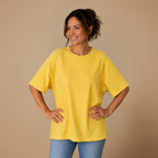 Dames relaxed t-shirt met ronde hals Jelle Jora Mode