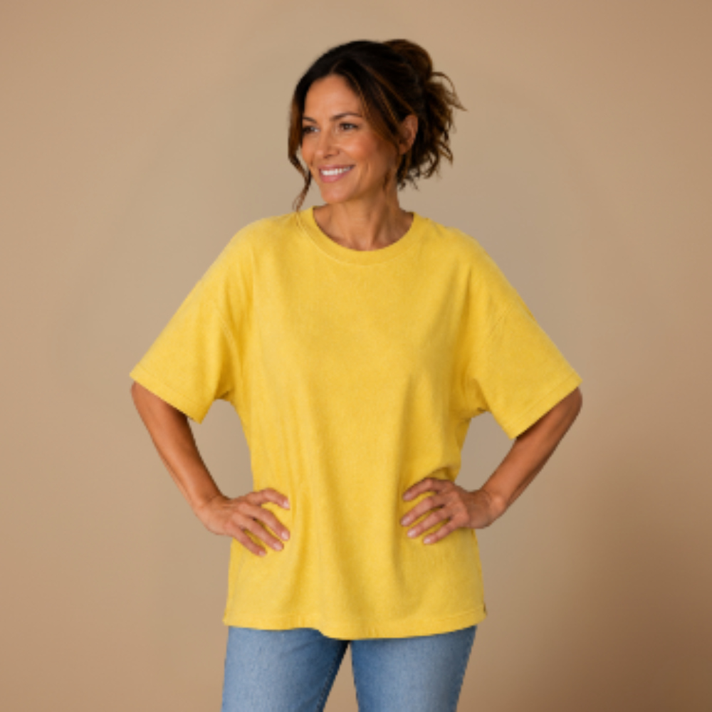 Dames relaxed t-shirt met ronde hals Jelle Jora Mode