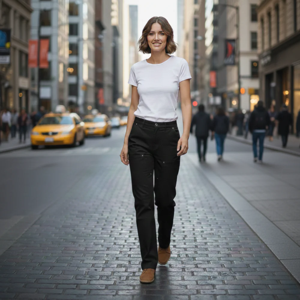 Damskie dżinsowe spodnie slim fit z elastyczną talią