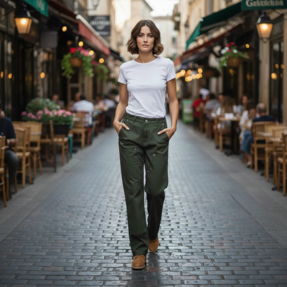 Damskie dżinsowe spodnie slim fit z elastyczną talią